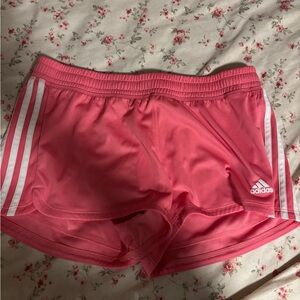 Adidas Women's Bright Pink Athletic Shorts